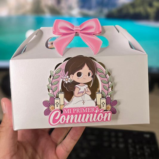 Caja de Dulces para Primera Comunion de niña